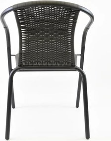 Kerti bisztró szék szett egymásra rakható 4 db szürke