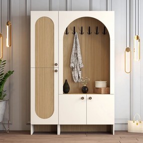 Palermo Kl - Cream, Oak