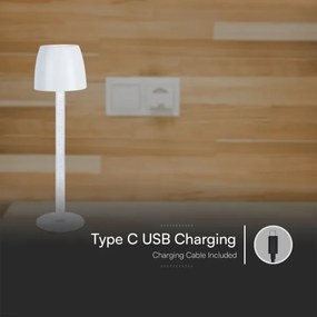 LED Dimmelhető újratölthető asztali lámpa  LED/3W/5V 3000K fehér