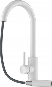 Konyhai Csaptelep Kihúzható Kifolyócsővel Fehér Mosogató Csaptelep Loseto