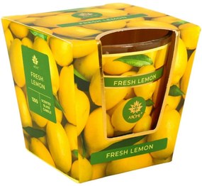 Arome illatgyertya üvegben Fresh Lemon, 120 g