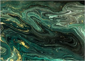 Kép - Zöld márvány (üvegen) (70x50 cm)