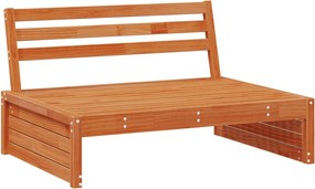 vidaXL Sarokkanapé egységek Tömör fenyőfa Viaszbarna 120 x 95 x 69 cm