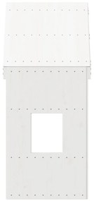fehér tömör fenyőfa gyerekágytető 60 x 89 x 134,5 cm