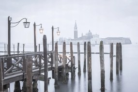 Poszter 45x30cm Vízpart a velencei lagúnánál 2, Assaf Frank