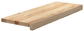 12 db tömör tölgyfa lépcsőfokok kezeletlen 70x25x2 cm
