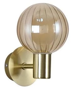 Searchlight 30506GO - Fali lámpatest LUMINSPHERE 1xG9/7W/230V, sárgaréz