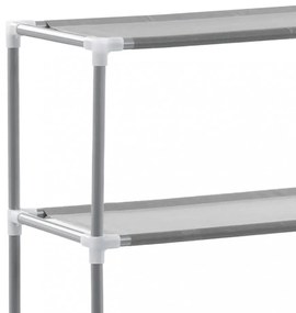 2 szintes szürke vas mosógép feletti tárolóállvány 69x28x143 cm