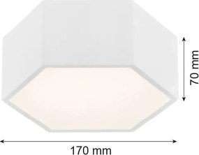Argon ARIZONA 3828 Süllyesztett mennyezeti lámpa 1x9W/LED 3000K 1150LM IP20