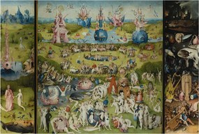 Fotótapéta Flizelin Fal a Hálószobába Rejtélyes kert 104x70 Ragasztó