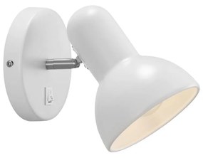 NORDLUX Texas fali lámpa, fehér, E27, max. 60W, 12.5cm átmérő, 47141001