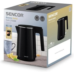 Sencor SWK 0156BK elektromos vízforraló, feketeszínben
