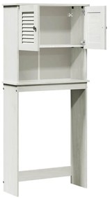 Mosógép Szekrény VIGO Fehér 72.5 x 27 x 161 cm Tömör fenyőfa