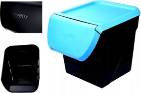 Katex Vegbox Eco szelektív hulladékgyűjtő tartály 12 L, fedéllel