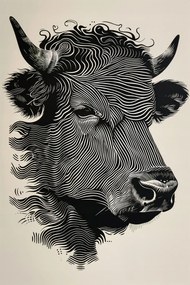 Poszter 61x91,5cm Bika fényes színekben