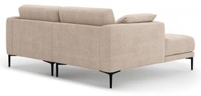 Világosbarna sarokkanapé (bal oldali-heverő résszel) Bemy – Micadoni