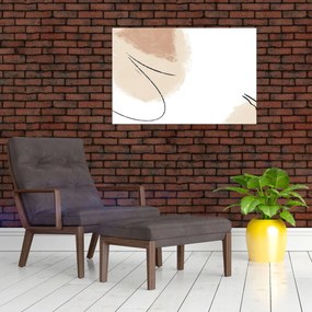 Kép - Fehér absztrakció (90x60 cm)