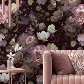 Dekoratív Fali Kép Virágbimbók Vinil Vékonygyapjú Alapon