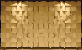 Flizelin fotótapéta Bézs Absztrakt Kockák Árnyék illúzió 350x250 +ragasztó