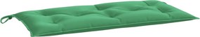 vidaXL zöld oxford szövet kerti padpárna 110 x 50 x 7 cm