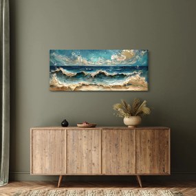 Kép - A tenger festése (120x50 cm)
