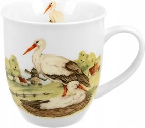 Madárvilág bögre ajándékdobozban Gólya 400 ml