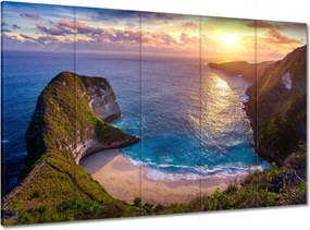 Vászonkép 100x70 Naplemente a tengerparton