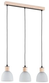 Csillár zsinóron NATUR 3xE27/60W/230V