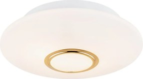 ARGON 1030 CHICAGO Ufo Lámpa Sárgaréz, Opál Szőnyeg E27 IP20