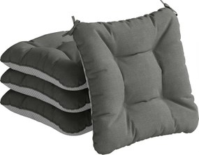Outsunny 4 db kültéri ülőpárna — csúszásmentes, vízlepergető, UV30+ védelem, 39,5×39,5×10 cm | Aosom