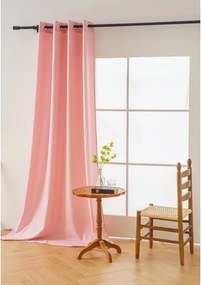 Függöny OXFORD LIGHT 140x250 cm, rózsaszín Felfüggesztés: Hullámos sínszalag