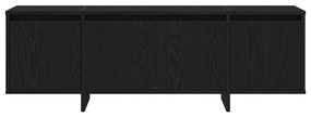 TV szekrény fekete tölgy 120x30x40,5 cm összeszerelve