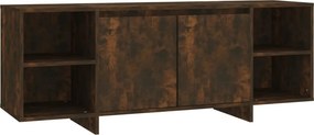 vidaXL füstös tölgy színű szerelt fa TV-szekrény 130x35x50 cm