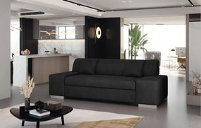 Porto 3 kanapé, sötétszürke, Monolit 97