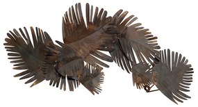 Art Deco fali lámpa réz 76 cm 2-lámpás - Lauf