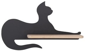 LED gyerekszoba fali lámpa polccal BLACK CAT LED/5W/230V