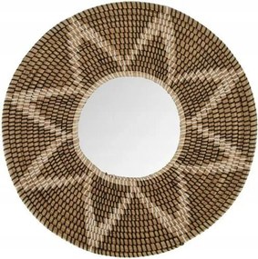 Boho Fali Tükör tengerifű dekoráció 52 cm