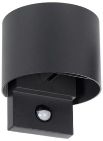 Kanlux 28995 - REKA kültéri LED fali lámpa érzékelővel LED/7W/230V IP54 antracit