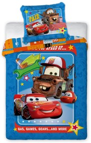 Disney Verdák Fair gyerek, ovis ágyneműhuzat 100×135cm, 40×60 cm