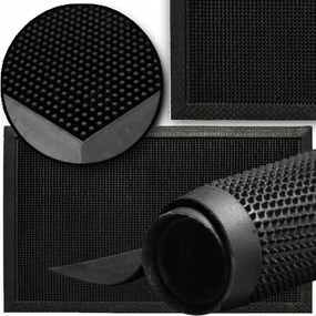 Lábtörlő Erős Cipőszőnyeg Gumi Külső 40x60