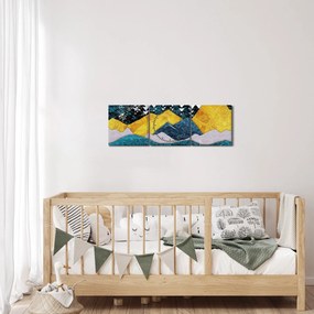 Kép - sarki táj (órával) (90x30 cm)