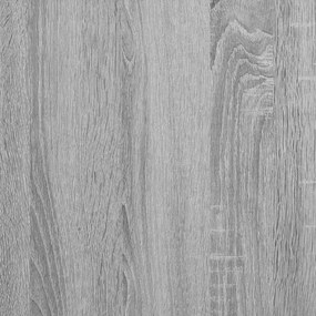 Könyvespolc Szürke sonoma 60 x 24 x 203 cm Faanyag
