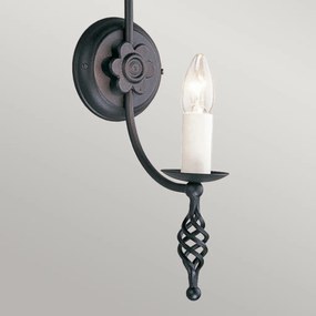 Elstead Lighting BELFRY BY1-BLACK Fali lámpa 1x60W/E14