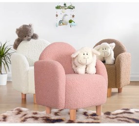 DORY gyerekfotel világos rózsaszín