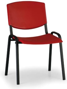 Design konferencia szĂ©k - fekete lĂĄbak, piros