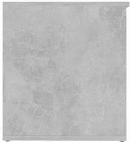 betonszürke szerelt fa tárolóláda 84 x 42 x 46 cm