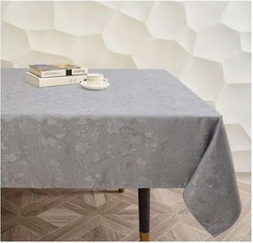 Abrosz négyszögletes asztalra vízálló, sötétszürke mintával 140x180cm