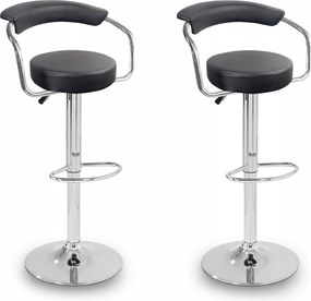 Aga 2x Bárszék MR2037 Fekete