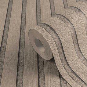 Vinyl tapéta flizelin utánzat lamellák 3D hatás domború