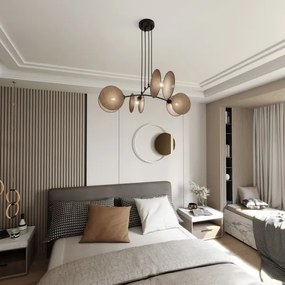 Csillár zsinóron MOTIF 4xE14/10W/230V bézs